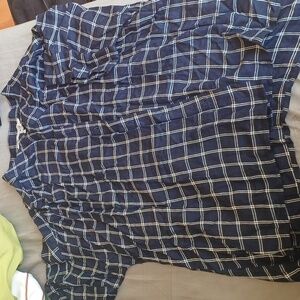 Cherokee Dark Blue Checkered Shirt